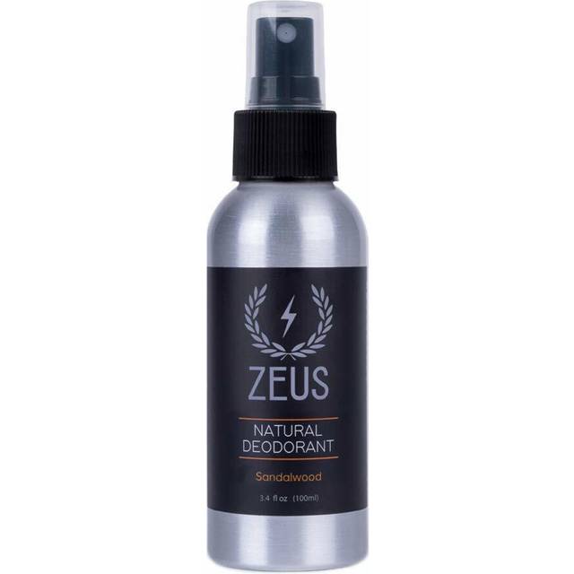 ZEUS Natural Deodorant Body Spray  Aluminum Free for All Skin Types  Vegan Friendly  MADE IN USA (Sandalwood)