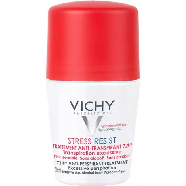 Vichy Deo 72H Stress Resist Roll-On Deodorant Ultra-Long-Lasting Anti-Perspirant for Intense Sweating Soothing 150ml