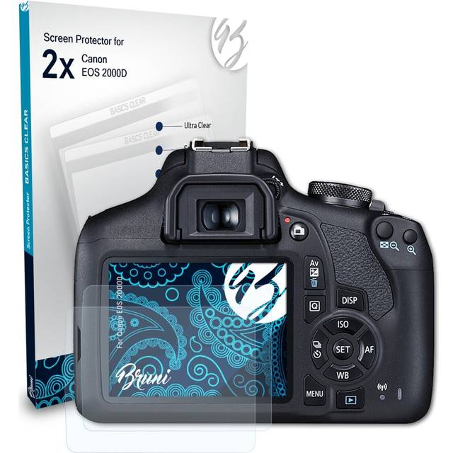 Bruni 2x Protective Film For Canon Eos 2000d Screen Protector Screen Protection