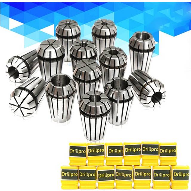 13pcs 1-13mm ER20 Spring Collet Set CNC Workholding Engraving&Milling Lathe