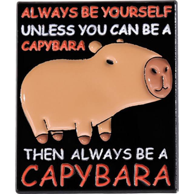 (QHXZ903) Delightful Cartoon Capybara Brooch With Stylish Color Options Perfect For Creative Fashion Statements