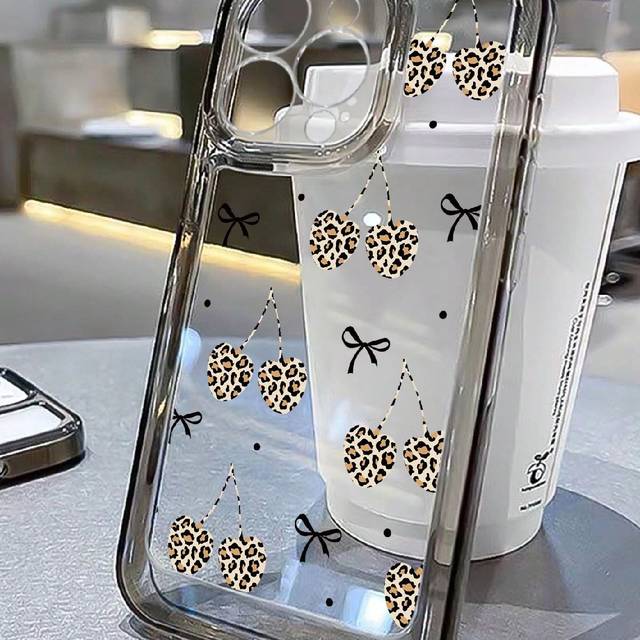 SHEIN Apple Gothic Flower Embellished Anti-Drop Soft Phone Case With Handmade Beaded Bracelet Strap, Compatible With IPhone Redmi 10, Redmi 9, Note 9, 12C,