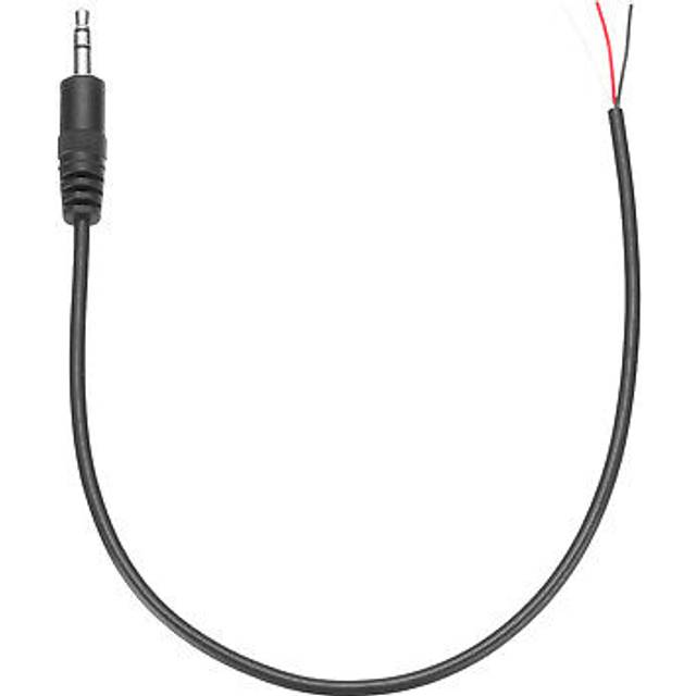 3.5mm male jack to bare wire open end replacement trs 3 pole stereo cable 0.30m