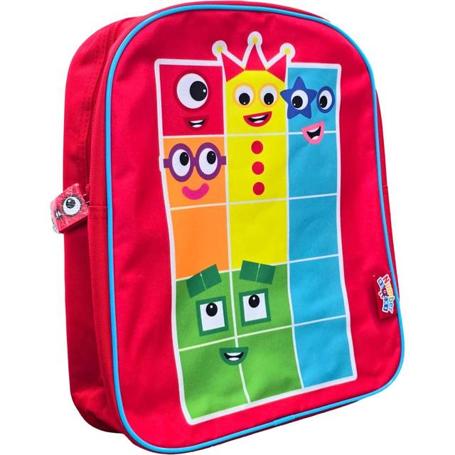 Numberblocks Backpack: Children&#39;s Nursery Red School Bag - Ages 3+