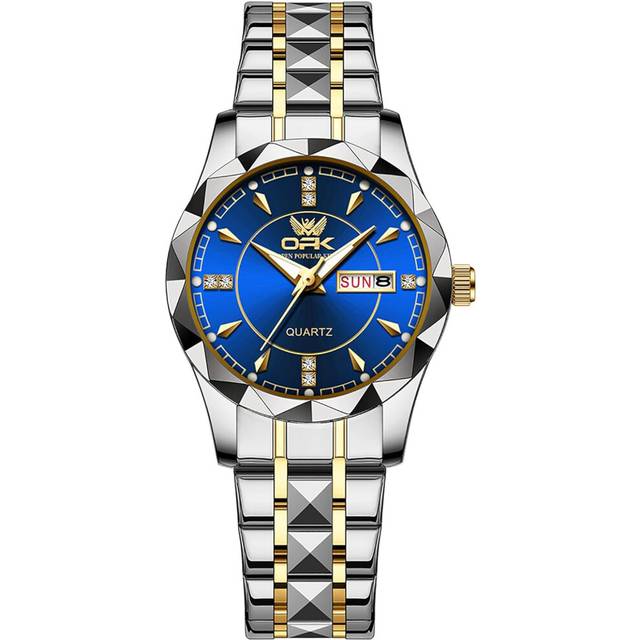 VEANXIN Business Watches for Women Stainless Steel Dress Women's Wristwatch Date Luminous Quartz Ladies Watch Waterproof Elegant Gift for Women