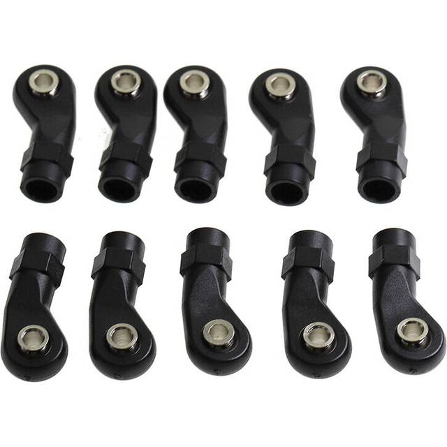 10Pcs Plastic M4 Rod End Link Linkage Balls Joint Head for 1/10 RC Car Crawler Axial SCx10 II 90046 TRAxxAS TRx4,D