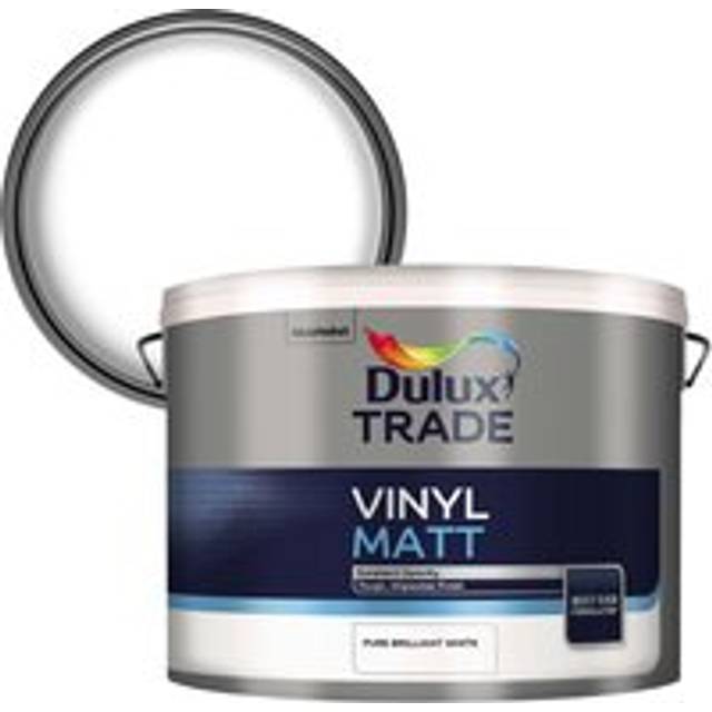 Dulux Trade Vinyl Matt Brilliant White 10L