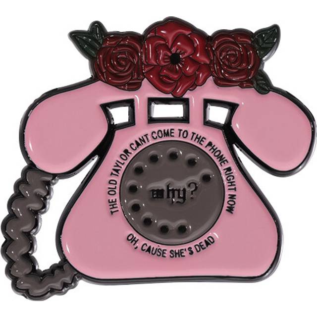 (QHXZ137) Taylor Multifunctional Swift Cartoon Inspired Brooch With Colorful Enamel Coating