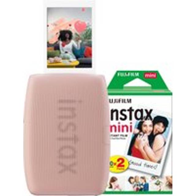 Fujifilm Instax Mini Link 3 Wireless Smartphone Photo Printer - Rose Pink (Printer + 20 Shot Pack)