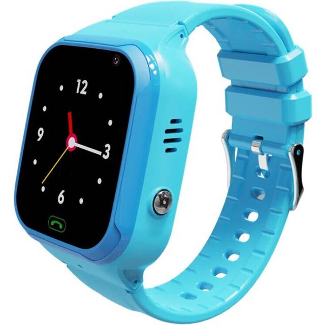 (Blue) LT36 4G Kids Smart Watches Tracker Phone Waterproof Real-Time Location