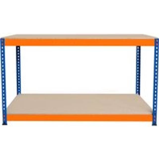 Monster Racking S-rax 2 Tier Workbench - 150Cm X 60Cm X 90Cm, Blue