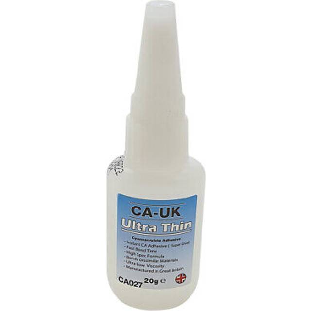 Charnwood - ca-uk Ultra Thin Cyanoacrylate Instant Adhesive, Wicking Bond, 20g
