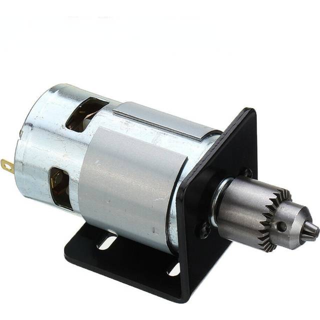 (0.3-4mm) DC 12V Lathe Press 775 Motor With Miniature Hand Drill Chuck and Mounting Bracket
