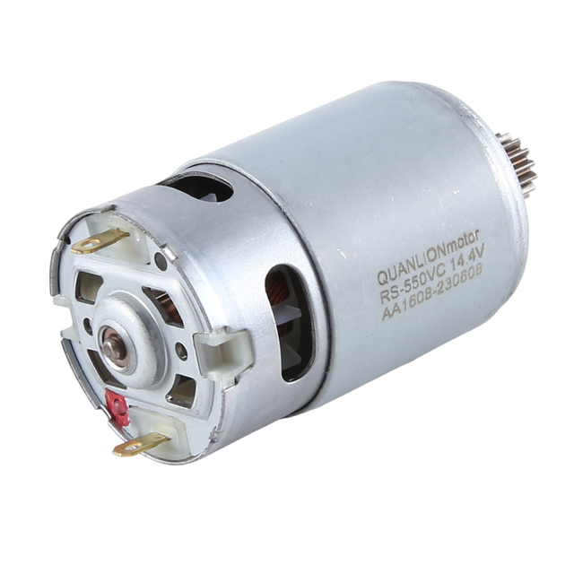 RS550 Motor 15 Teeth Gear Motor 14.4V 29800RPM Electric Saw Motor for Mini Reciprocating Saw