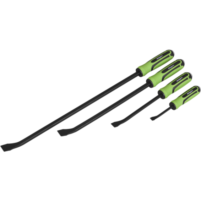 Siegen 4 Piece Angled Hammer Cap Pry Bar Set