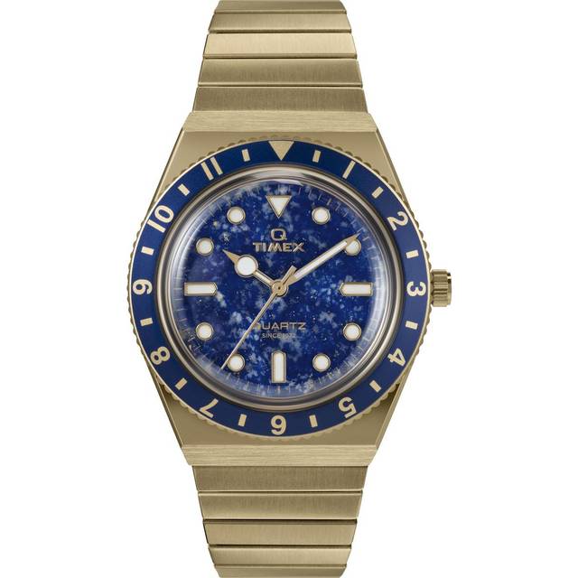 Timex Q Quartz Blue Dial Stainless Steel Strap Women's Watch TW2V92400