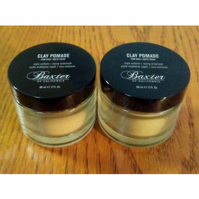 Baxter of California Clay Pomade – naturligt hår fast grepp – matt finish – stylinglera – skydd för hela dagen – 57 ml