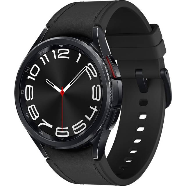 Samsung Galaxy Watch6 Classic Smart Watch, Fitness Tracker, Bluetooth, 43mm, Black, 3 Year Extended Warranty (UK Version)
