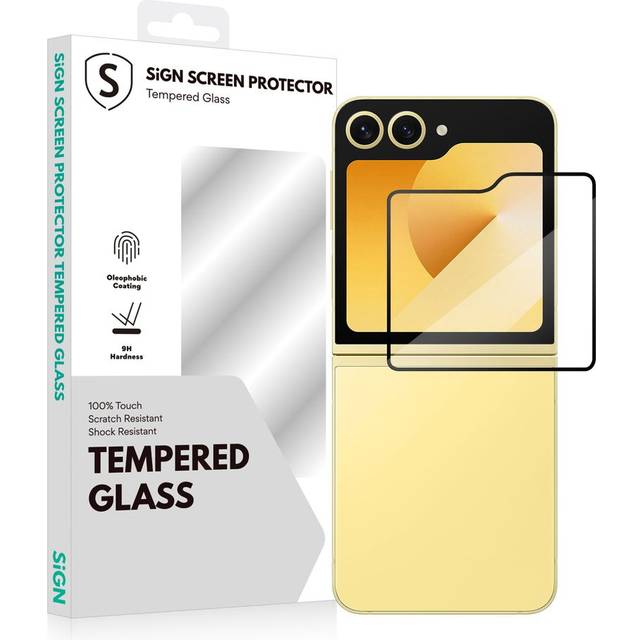 SiGN Heltäckande Härdat Glas Skärmskydd för Samsung Galaxy Z Flip 6