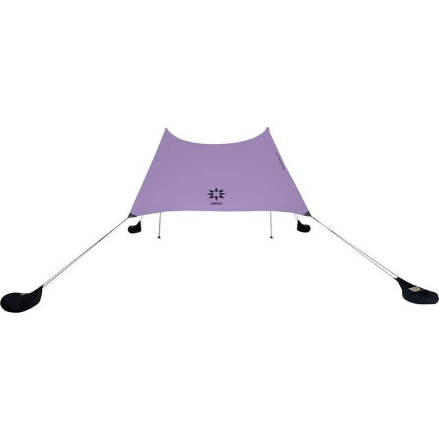Neso Tents Beach Tent with Sand Anchor  Portable Canopy Sunshade - 7' x 7' - Patented Reinforced Corners (Lavender)
