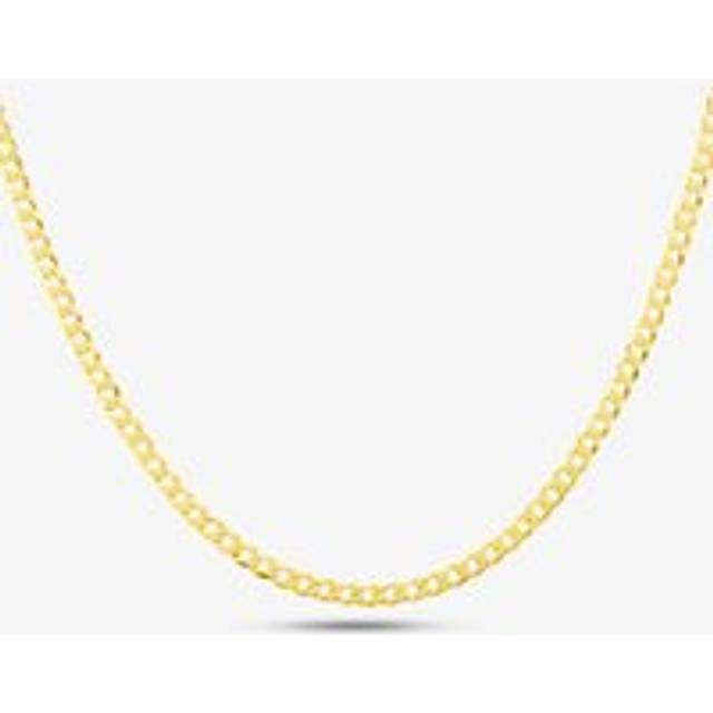9ct Yellow Gold 18 Inch Flat Curb Chain SUFC-340-9Y-18
