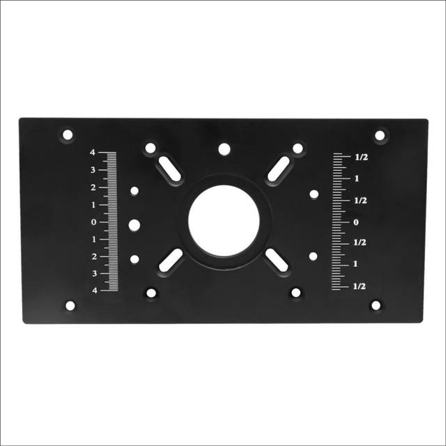 Router Lift with Base-Router Insert Plate-for 65mm Dia Router-Black