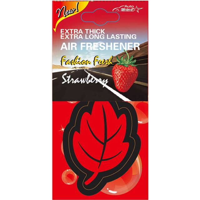 Car Air Freshener Natural scented tea paper Auto Hanging Vanilla perfume