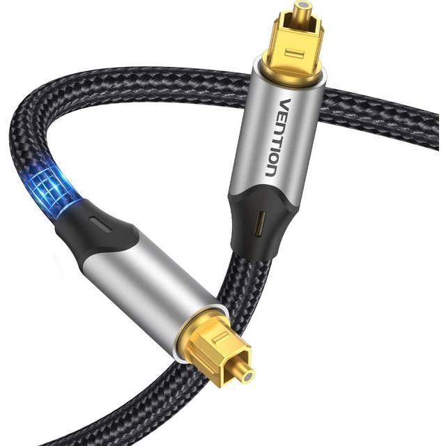 Optical Audio Cable 1m Digital Optical Audio Cable Toslink Optical Cable for Soundbar to Tv, Optical Lead Gold-Plated for Home Cinema, S/PDIF, PS4,