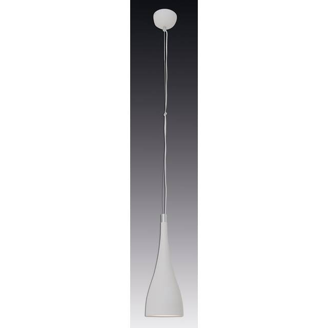 1-Light Teardrop Pendant - White (38cm H X 15cm W X 15cm D)