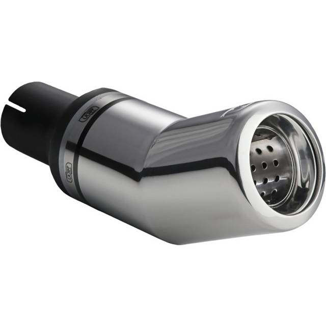 Ulter Sport Exhaust Tip - Round DTM 80mm - Length 170mm - Assembly ->50mm - Stainless Steel US N1131
