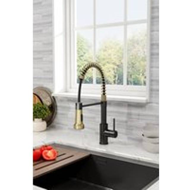 Stainless Steel Swivel Pull Out Kitchen Faucet - Silver - One Size