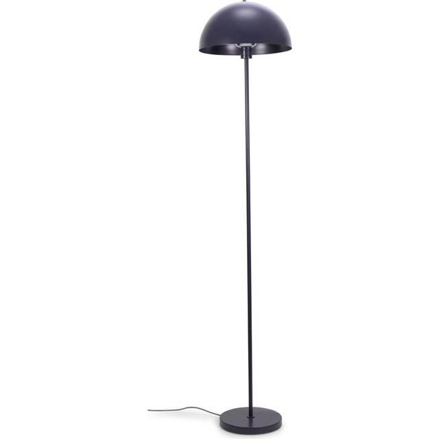 Valuelights - Stassi Navy Blue Single Stem Standing Floor Lamp with Dome Lampshade for Living Room Lounge Hallway Light