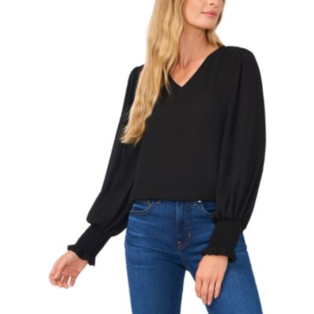 CeCe V-Neck Blouse