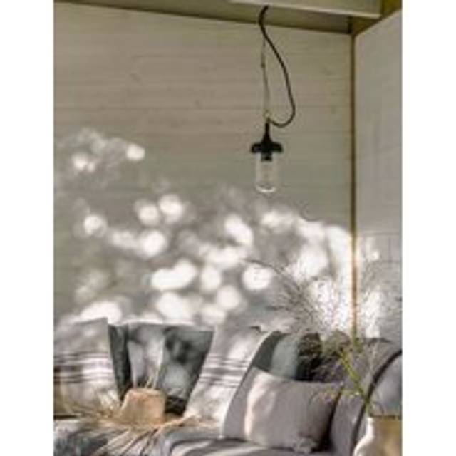 Garden Trading Harbour Outdoor Pendant Light - Carbon Powder Coated Steel
