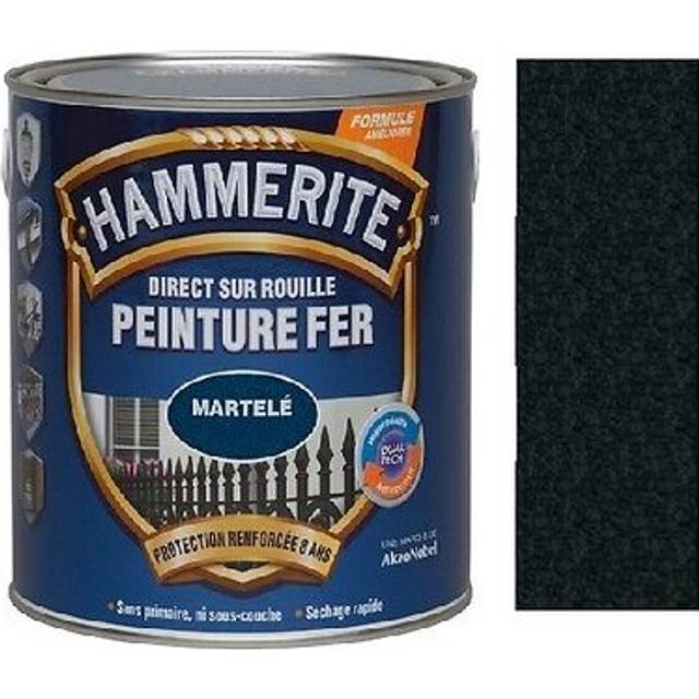 Hammered Black Metal Paint Directly On Rust 2.5l Hammerite