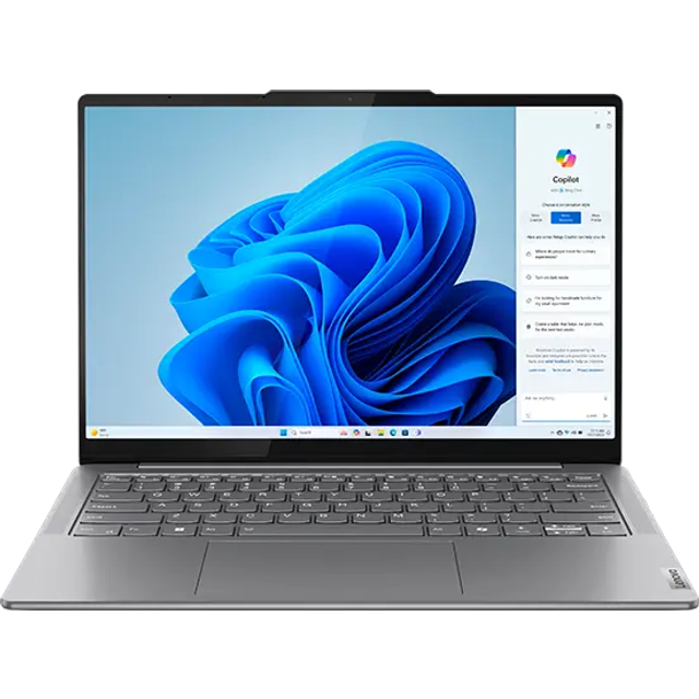 Lenovo Yoga Slim 7 Gen 9 14? Intel Intel® Core Ultra 5 125H-processor E-kärnor upp till 3,60 GHz P-kärnor upp till 4,50 GHz, Windows 11 Home 64, 512 GB SSD M.2 2242 PCIe Gen4 TLC
