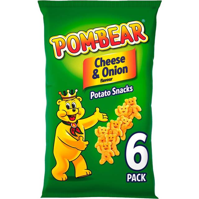 Pom Bear Cheese Flavour Potato Snacks 6 x 13g