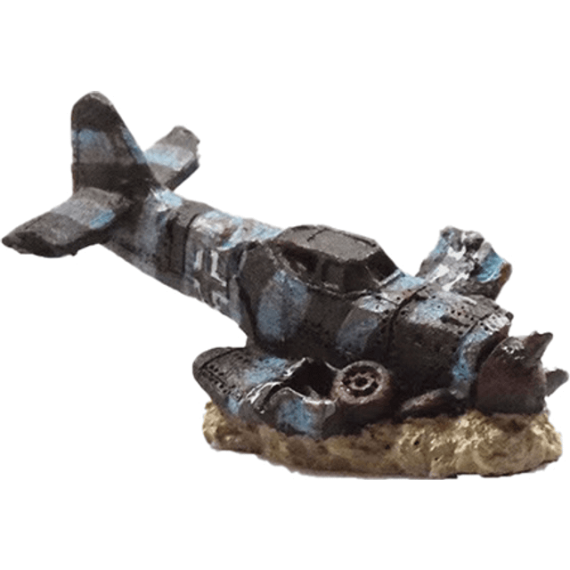 Swell Sunken Aeroplane Aquarium DÃ©cor