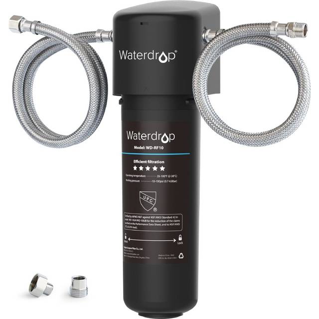 Waterdrop 10ua under sink water filter system, with extra rf10 water filter