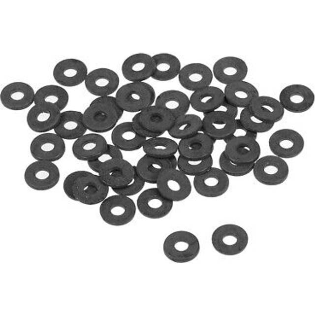 Nylon flat washers for 3mm id screw bolt 8mm od 1mm thick 50pcs