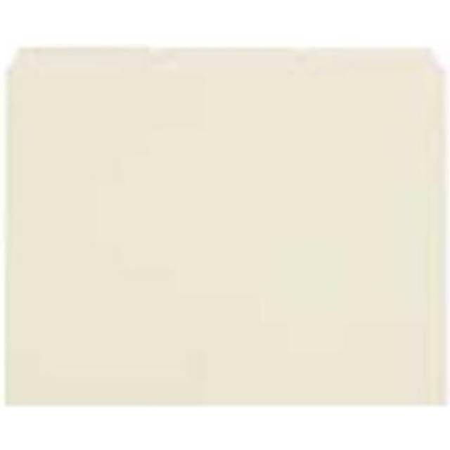 File Folders- .33 Ast Tab Cut- 2 Ply- Letter- Manila