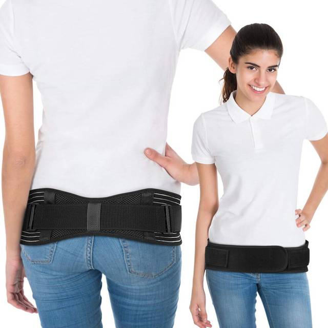 Si Joint Hip Sacroiliac Support Belt, Lower Back Pelvic Support Belt Sciatica Nerve Pelvis Lumbar Pain Relief Brace with Elastic Compression Strap for