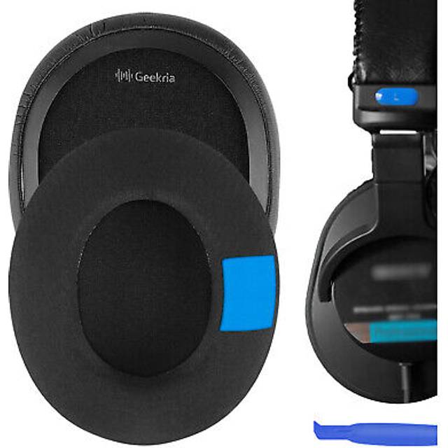Geekria Replacement Ear Pads For Sony Mdr-7506 Headphones (black)