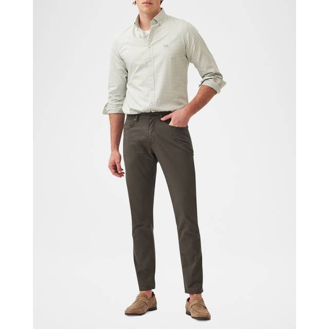 Gunn Check Oxford Sports Fit Shirt - DUSTY SAGE - SM