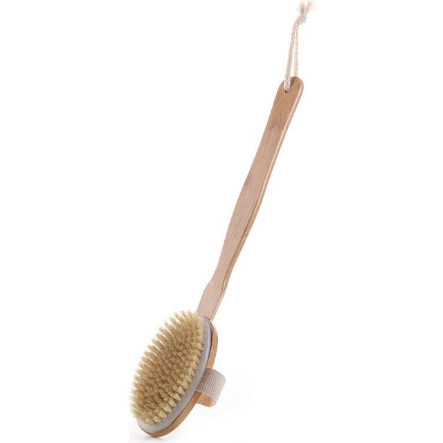 2 PCS Wooden long handle bath bristle brush bath brush bath brush back brush massage brush back brush bath brush