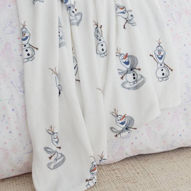 Frozen Olaf Fleece Blanket - White