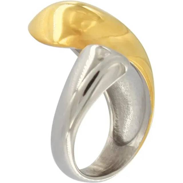 Dansk Copenhagen, Accessoarer, Dam, ONE Size, Lyxig 2 Tone Ball Ring - yellow (ONE SIZE)
