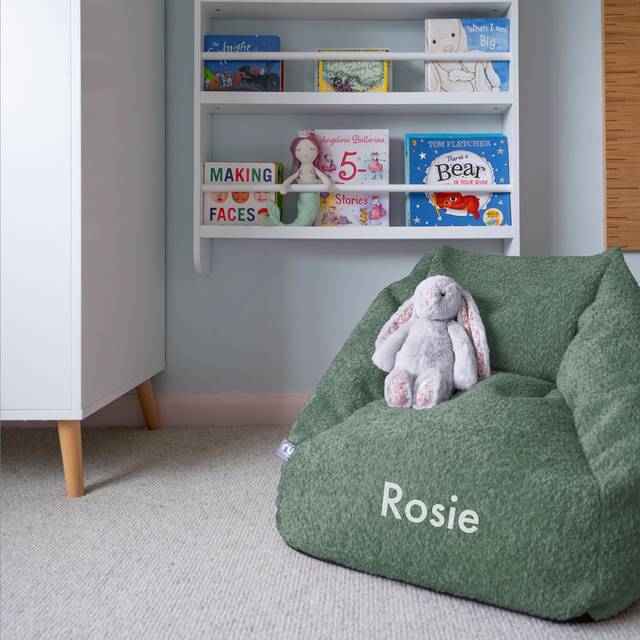 Snug Kids Snuggle Chair Beanbag - Moss (Medium)
