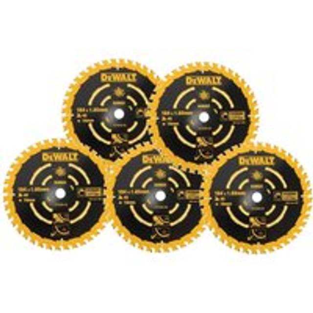 5 x Dewalt DT10303 Circular Saw Blades 184 x 16 x 40T Extreme Framing DWE560