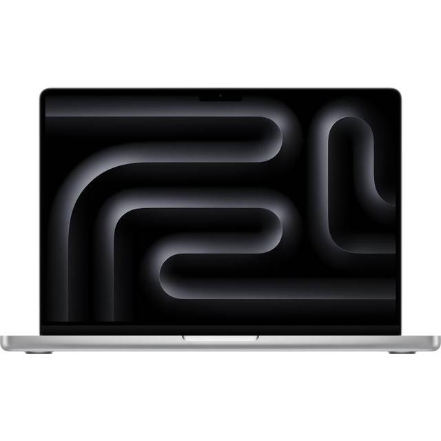 Apple 2023 MacBook Pro – bärbar dator med M3-chip med 8 kärnig processor och 10 kärnig grafik, 14,2-tums Liquid Retina XDR-skärm, 8 GB enhetligt minne, 1 TB SSD-lagring; silver